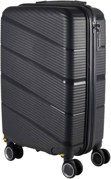 Mala de bordo em Polipropileno 4 rodas 360º - AeroMalas Catar (Grafite)