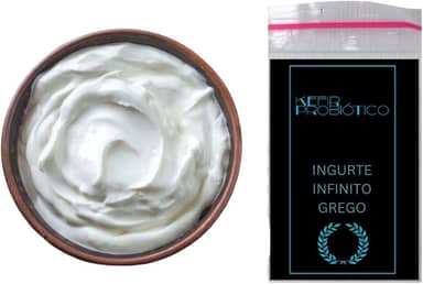 Iogurte Grego Infinito Desidratado + Manual Completo | Produção Caseira Saudável e Natural | Econômico, Rico em Probióticos e Proteínas | Fácil de Fazer em Casa