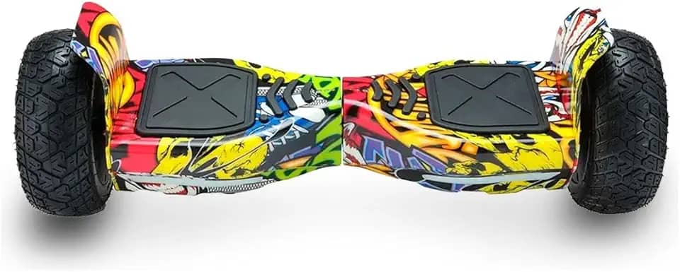 Hoverboard Skate Elétrico 8.5" Original Led Bluetooth Offroad Hip Hop Brinovar