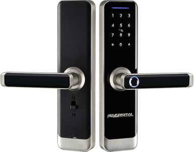 Fechadura Inteligente Wi-Fi embutir com Biometria, Senha, Tag e Chave