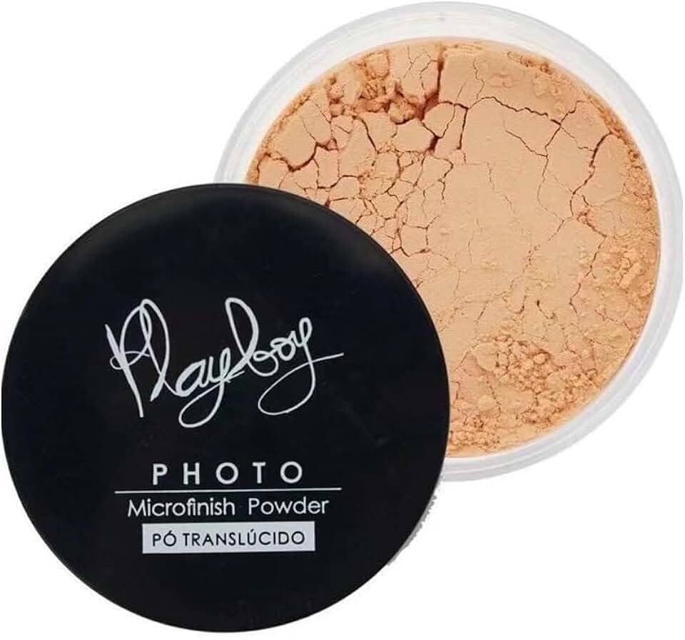 Playboy Pó Facial Translúcido Photo Microfinish Powder Cor 3