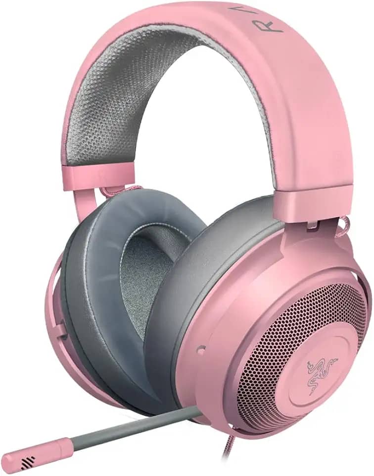 Headset Gamer Razer Kraken Multi Platform, Quartz Rosa