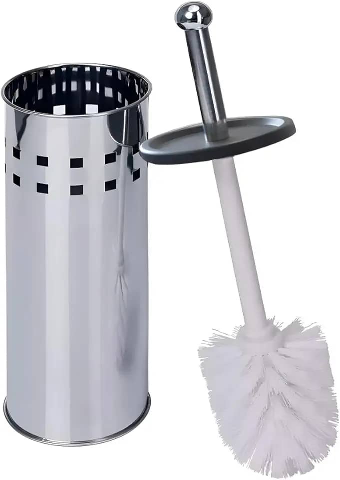 Euro Home - Escova Sanitária com Suporte em Aço Inox - BAN6682