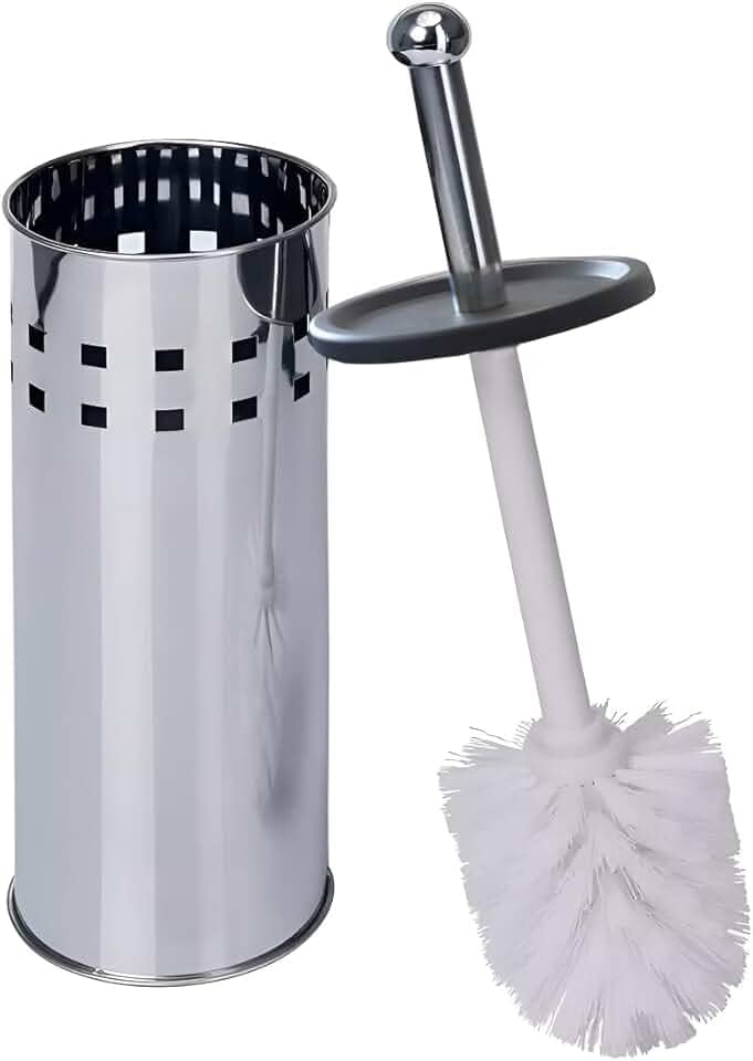 Euro Home - Escova Sanitária com Suporte em Aço Inox - BAN6682