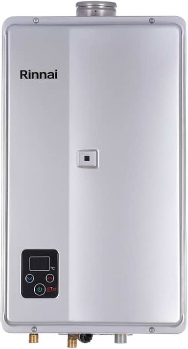 Rinnai E27-27 litros GN (Gás Natural) Prata - Aquecedor de Água a Gás Digital REU-E271 FEH