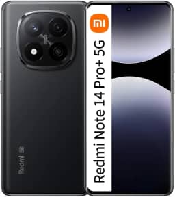 Smartphone Xiaomi Redmi Note 14 Pro+ Plus 5G Preto 12GB RAM 512GB ROM NFC Modelo 24115RA8EG