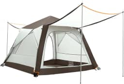 YAYA2021-SHOP Barraca pop-up automática para 5 a 6 pessoas, barraca de abrigo solar de tamanho grande adequada para atividades ao ar livre e caminhadas, viagens, abrigo solar