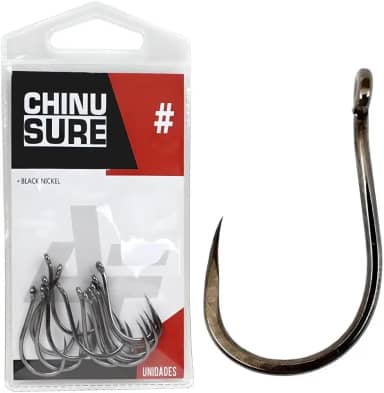 Anzol Chinu Sure Balck Nickel 12pcs - Albatroz N 11