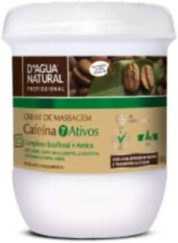 D'AGUA NATURAL Creme De Massagem Cafeína 7 Ativos D'Agua Natural 650 G