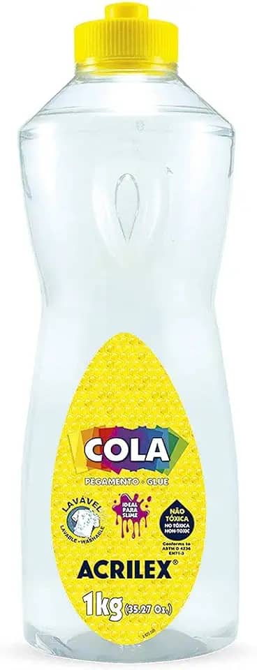 Cola Transparente, Acrilex, 1 Kilo
