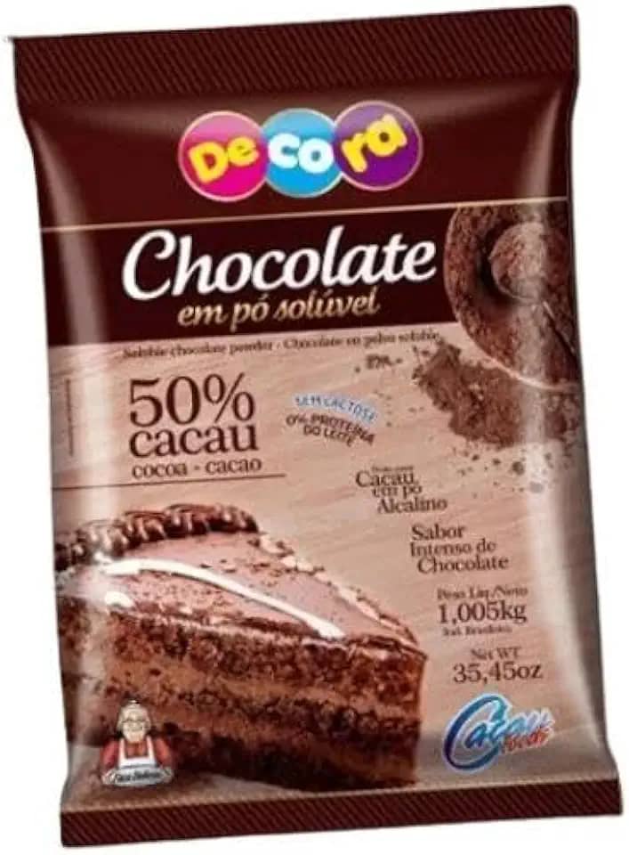 Chocolate Em Po 50% cacau 1,005kg Cacau Foods