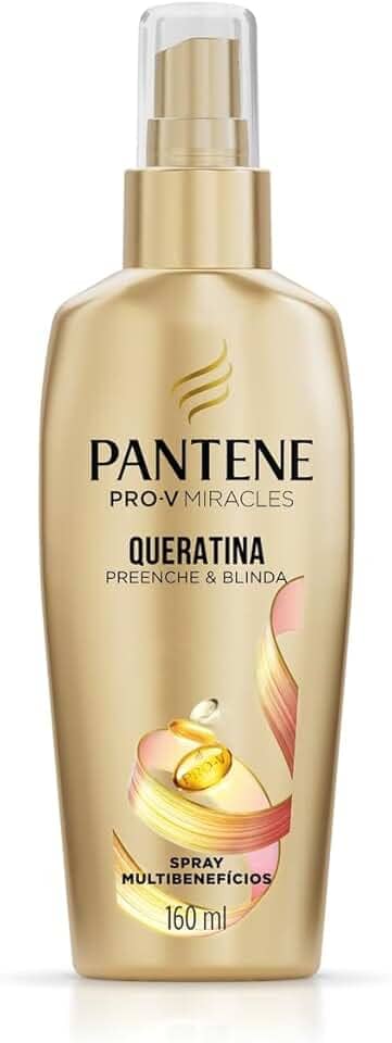 Pantene Pro-V Miracles Spray de Tratamento Multibenefícios Queratina + Pro-Vitamina B5 Preenche & Blinda 160 ml