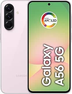 Smartphone Samsung Galaxy A56 5G 256GB, 8GB RAM, Câmera 50MP, IP67, Super AMOLED 6.7', Recursos AI, Rosa