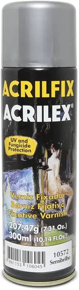 Verniz Spray Semi-Brilho 210 g Acrilex