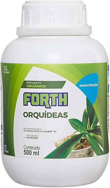 Forth Orquídeas Manutenção, Fertilizante Concentrado, NPK 20-20-20, Frasco de 500ml
