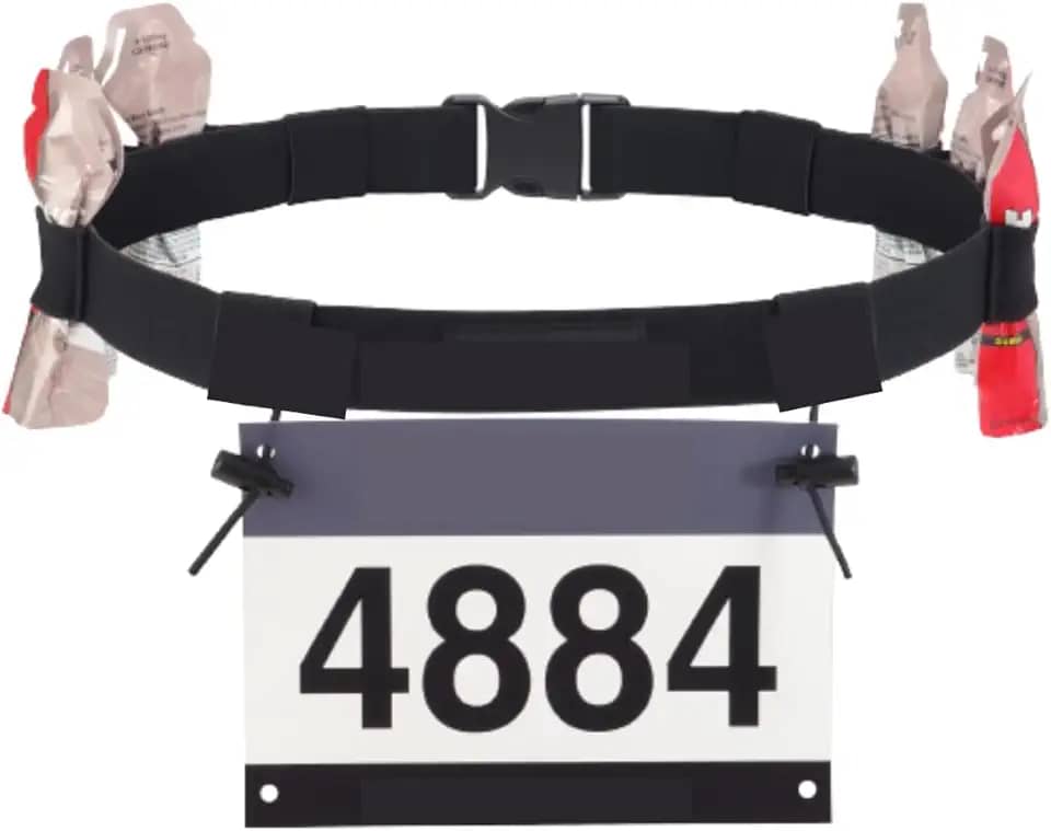 Porta Número Cinto Corrida De Rua Trilha Maratona Gel Carbo