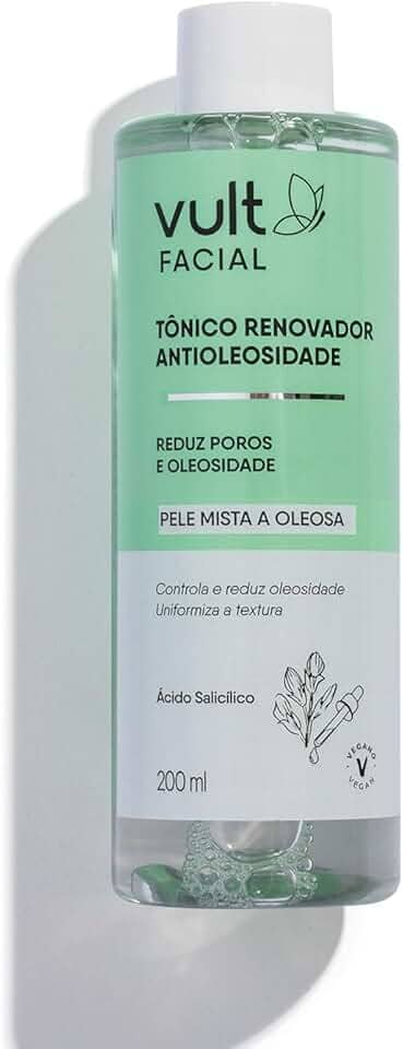 Vult Tônico Renovador Facial Antioleosidade 200ml