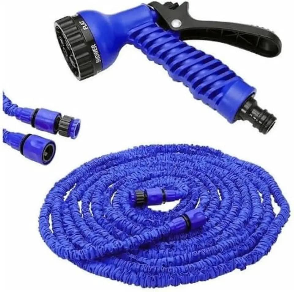 Mangueira Mágica Expansível para Jardim Antitorção Flexível e Resistente 15M - SELLNEEDS
