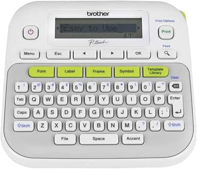 Rotulador Eletrônico de uso doméstico - PTD210 Brother, Branco