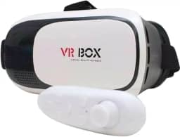 Óculos VR Box 3D com Controle Bluetooth – Realidade Virtual para Celular, Jogos, Filmes e Vídeos 360