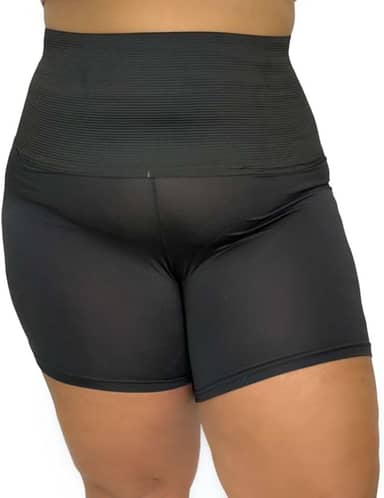 Short Modelador Plus Size Anágua Cinta de Compressão Cós Alto Andreia