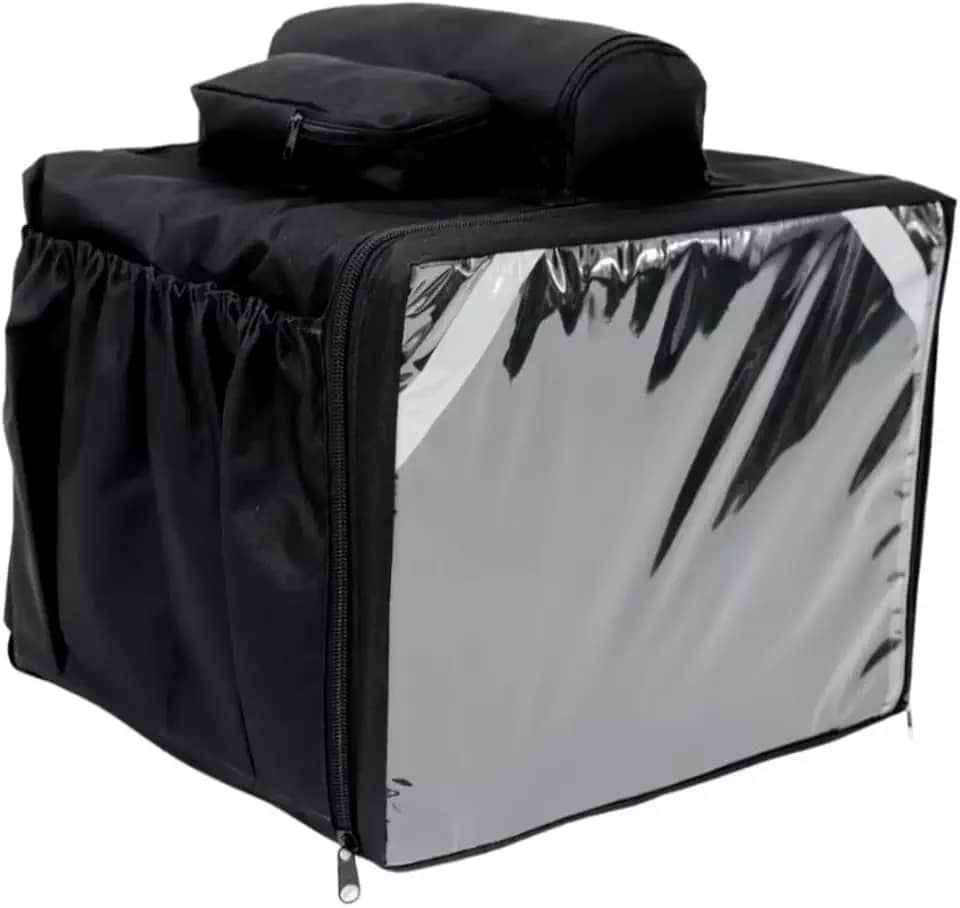 Mochila Bag Motoboy Delivery Com Isopor - 45 Litros Entregas Pizza Lanches