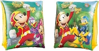 Bestway, Boia De Braço Infantil Mickey Mouse, Indicado Para Crianças A Partir de 3 Anos de Idade, Para Piscinas e Praias, Confortável, Colorido,