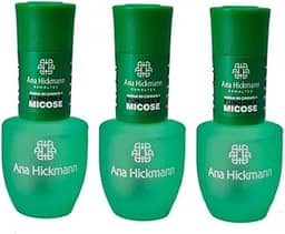 Kit 3 unidades - Esmalte Ana Hickmann 9 ml Help Treatment - Antifungos Melaleuca, Ana Hickmann, Antifungos Melaleuca