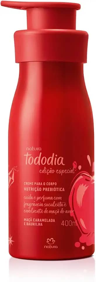 Creme Hidratante Corporal Tododia Maçã Caramelada e Baunilha 400ml