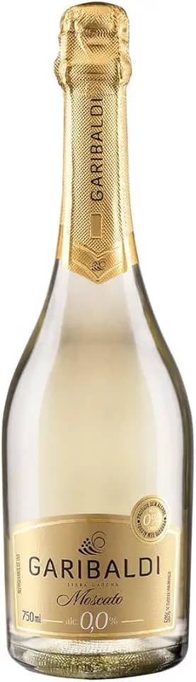 Espumante Moscato 0,0% Zero Álcool 750ml - Garibaldi