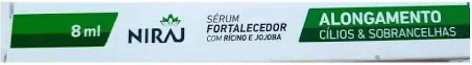 Niraj Sérum Alongamento de Cílios e Sobrancelhas com Rícino e Jojoba 8ml