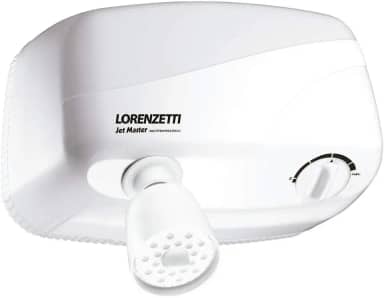 Ducha Jet Turbo Multitemperaturas 127V 5500W, Lorenzetti, 7540400, Branco, Pequeno