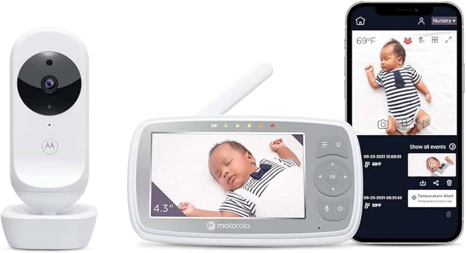 Babá Eletrônica VM44 Connect Visão Noturna e Wi-Fi Motorola