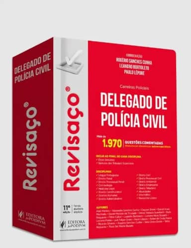 REVISAÇO - DELEGADO DE POLÍCIA CIVIL - MAIS DE 1.970 QUESTÕES COMENTADAS (2024)