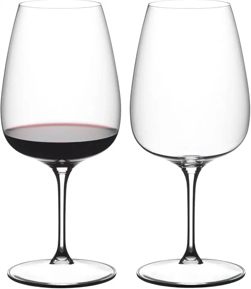 Riedel Taça de vinho de uva para vinhos Cabernet ou Merlot e coquetéis artesanais (pacote com 2)