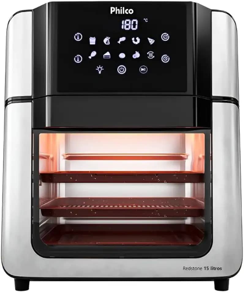 Fritadeira Air Fryer Oven Philco 15L Painel Digital PAF15A 127V