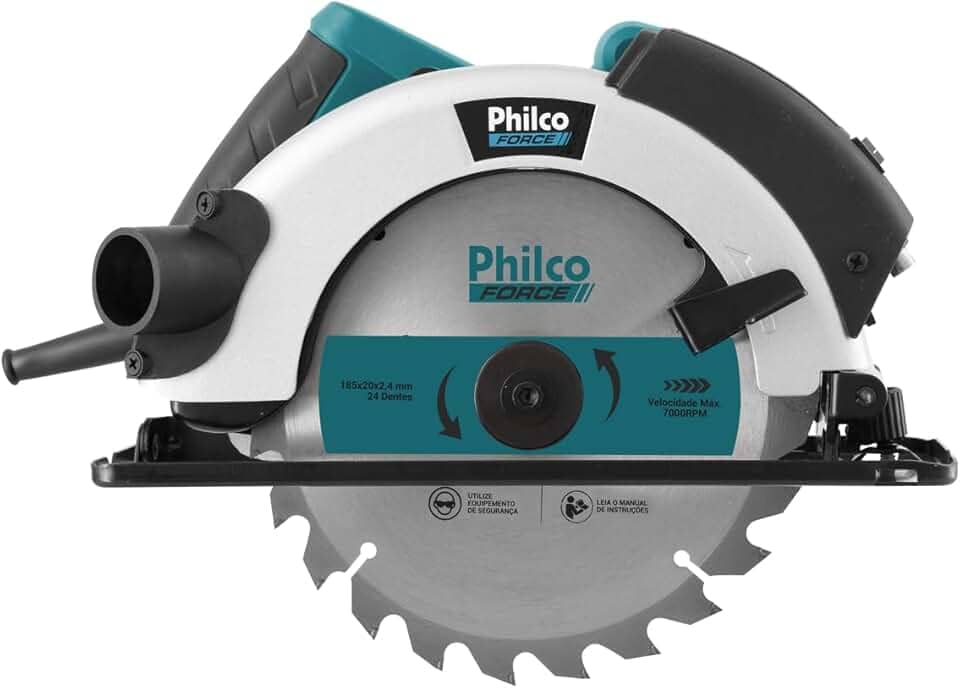 Serra Circular Psc01 127V, Philco, SERRA CIRCULAR PSC01 127V 051101010, Azul/Preto/Cinza, 127V