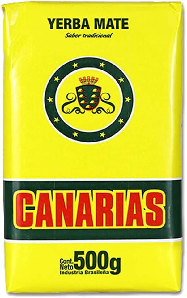Erva-Mate Tradicional Canarias 500G, Erva Mate Tradicional Padrão Uruguaio Para Chimarrão, Amarelo, Autenticidade Revitalizante Do Uruguai, O Mate Do Meu País, Tradição Sustentável Desde 1920