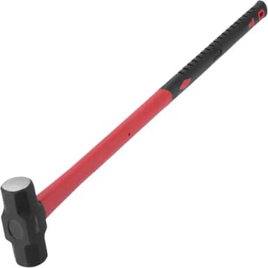 MTX Marreta Oitavada 3kg com Cabo de Fibra Emborrachado e Cabeça Forjada em Aço – Alta Resistência para Obra, Demolição e Impacto Profissional