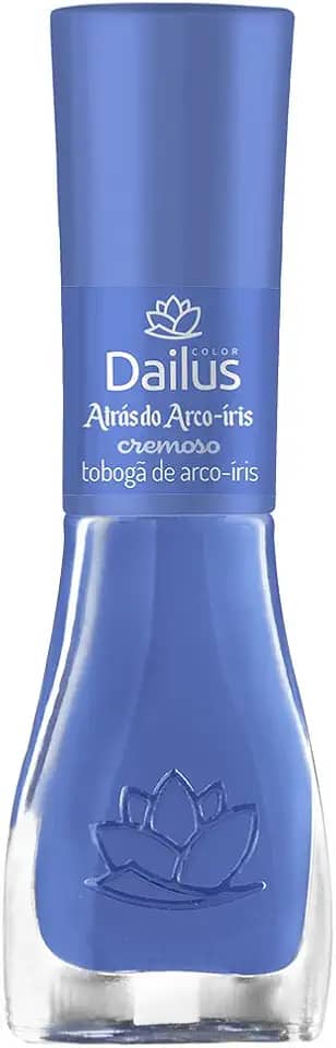 Esmalte - Atras do Arco Iris 02-Toboga de Arco Iris, Dailus, Azul Claro