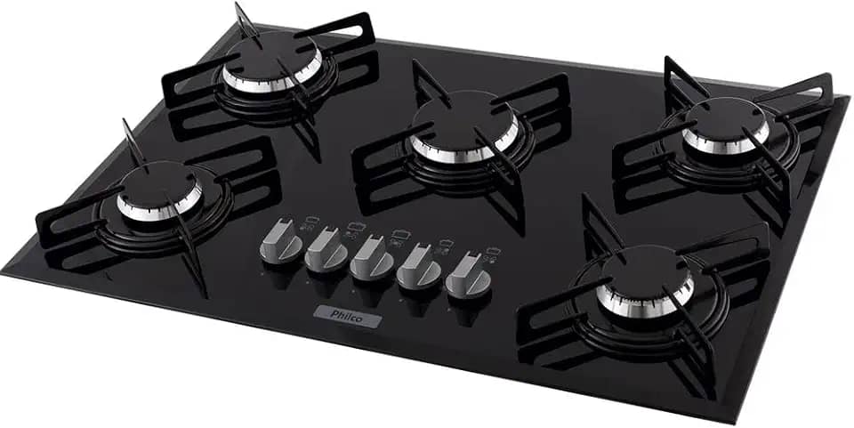 Cooktop a Gás Philco 5 Queimadores Cook Chef Bivolt