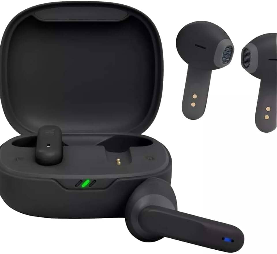 Fone Bluetooth Wave 300 TWS Sem Fio | Som Potente e Graves Profundos | Toque Sensível | Chamadas Estéreo | Design Ergonômico | Bateria até 26h | Estojo de Carregamento Rápido