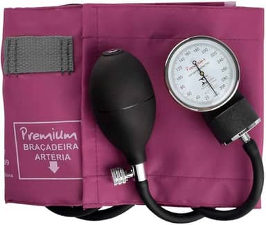 Esfigmomanômetro em Nylon Vinho Premium
