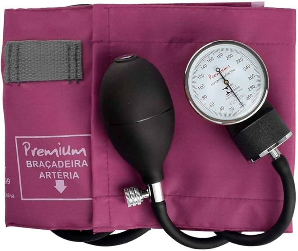 Esfigmomanômetro em Nylon Vinho Premium
