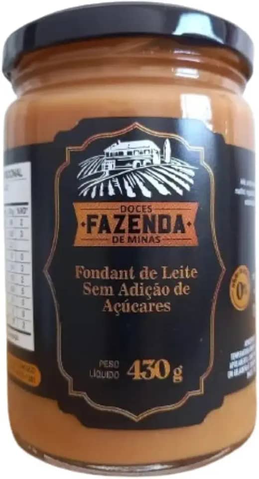 Doce de leite (Fondant) sem açúcar e sem lactose 430g