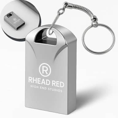 Mini Pen Drive Mini Chaveiro de Metal Rápido Ideal Para Armazenar Arquivos Fotos Musicas e Videos Metálico 128gb Resistente Ultra Rápido Cor Linha Premium (128, GB)