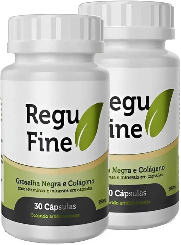 02 Frascos Regu Fine Groselha Negra