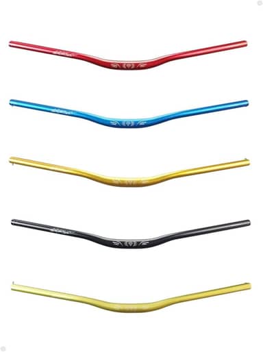 Guidão Mtb Bike 29 Alumínio 780mm 31.8mm Curvo Xc Cores (Preto)