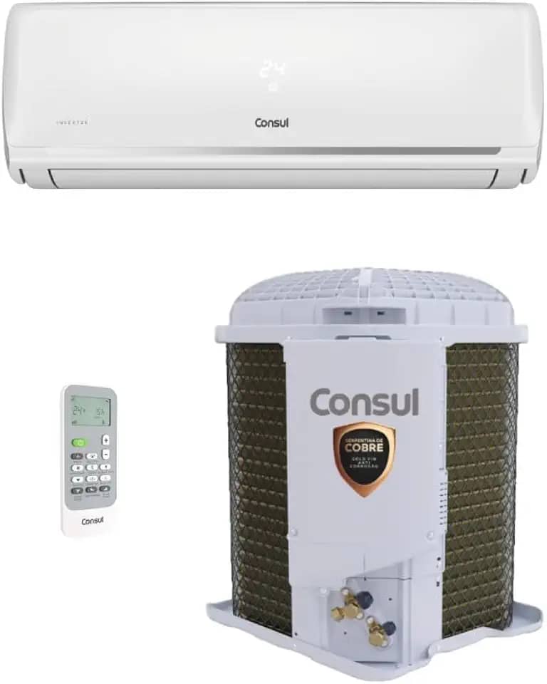 Ar Condicionado Split Inverter Consul Hi Wall 12000 Btus Frio Cbk12ebbna - 220v