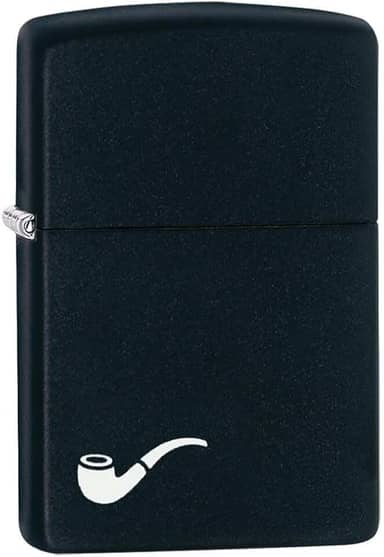 Zippo Isqueiro de cachimbo, preto fosco